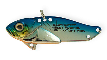 Блесна-Цикада Strike Pro Cyber Vibe 65, цвет: Blue Silver OB, (JG-005E#626E)