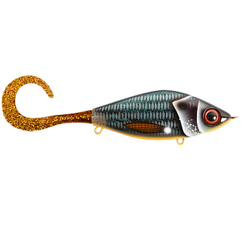 Воблер Джеркбейт Strike Pro Guppie Jr. Shallow, цвет: CWC042 Cosmic Blue, (EG-208AS#CWC042)