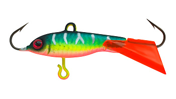 Балансир Strike Pro Ice Baby 25, цвет: A204S, цвет: Pearl Mat Tiger, хвост: красный