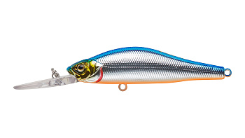 Воблер Минноу Strike Pro Archback Deep 80SP, цвет: 626E Blue Silver OB, (EG-125AL-SP#626E)