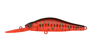 Воблер Минноу Strike Pro Archback Deep 80SP, цвет: A207-DRV Red Devil Pearl Red Lip, (EG-125AL-SP#A2
