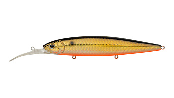 Воблер Минноу Strike Pro Bold Deep Diver 130SP, цвет: 613-713 Black Back Smoked OB, (EG-191L-SP#613-713)