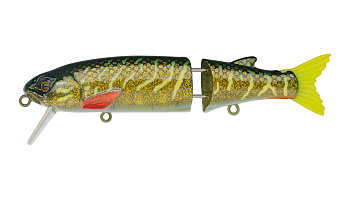Воблер Составной Strike Pro Glider 105, цвет: JV012 Green Motoroil Pike UV, (EG-157-SP#JV012-UV)