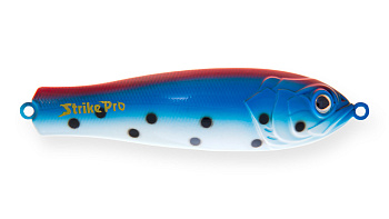 Блесна колеблющаяся Strike Pro Salmon Profy 90, цвет: A104-KP Russian Flag, (PST-03C#A104-KP)