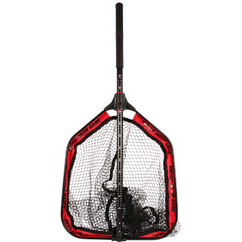 Подсачник с прорезиненной сеткой CWC Boat Net, складной, размер 50x60. ручка 1,5м