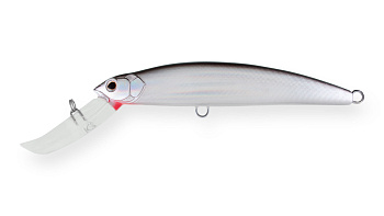 Воблер Минноу Strike Pro Musky Monster Deep 160CL, цвет: A010-EP Black Back Silver, (MG-006CL#A010-E