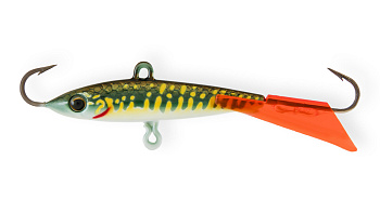 Балансир Strike Pro Super Ice 55, цвет: A164F, цвет: Pike, хвост: красный